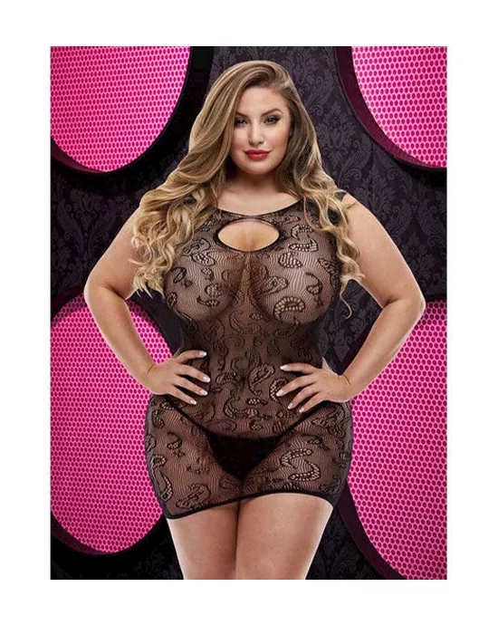 Lace Flora Mini Dress