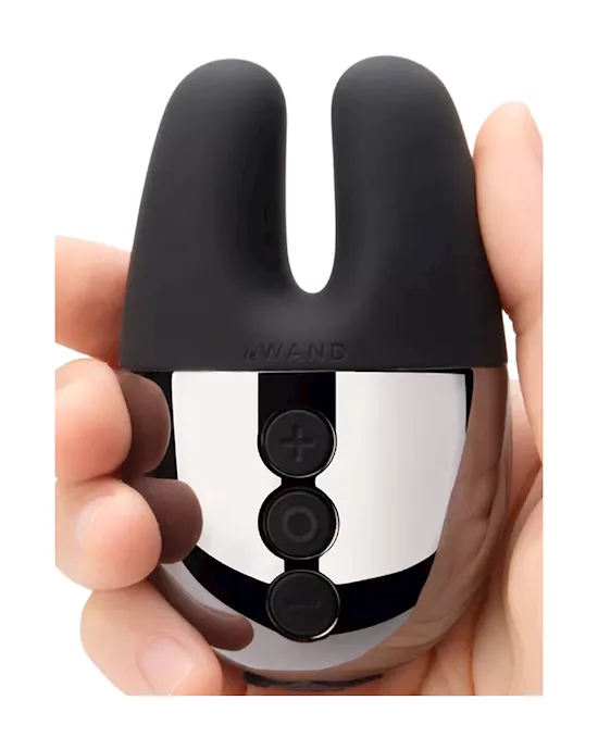 Le Wand Chrome Double Vibe Black