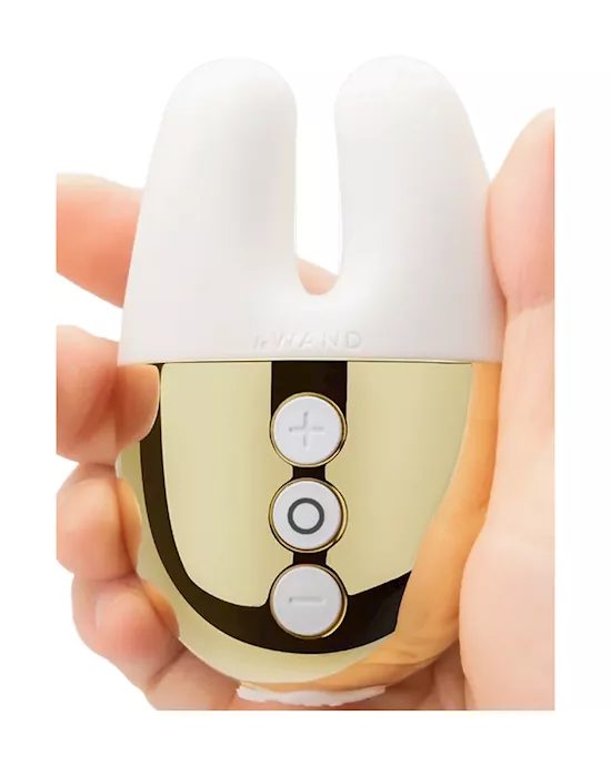 Le Wand Chrome Double Vibe Limited Edition White/Gold