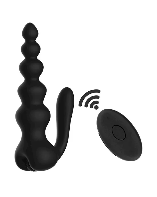 Obsidian Anal Beads Vibrator