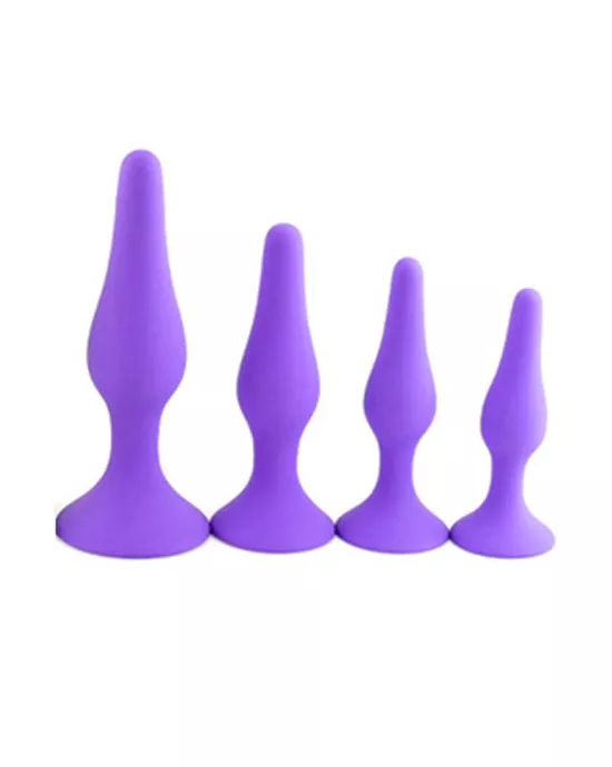 Orchid Butt Plugs 4 Piece Set