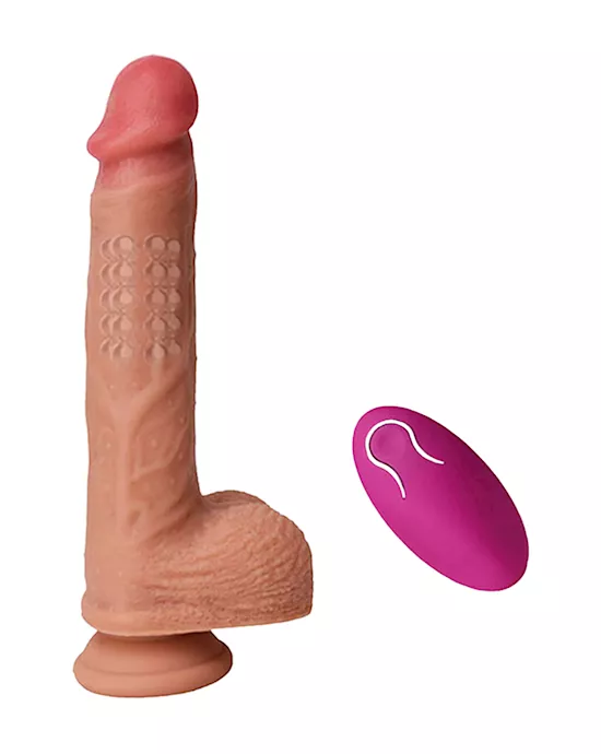 Rotunda Gyrating Dildo With Rotating Beads