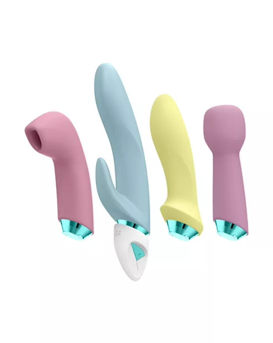Satisfyer Fabulous Four - Interchangeable Head Vibrator