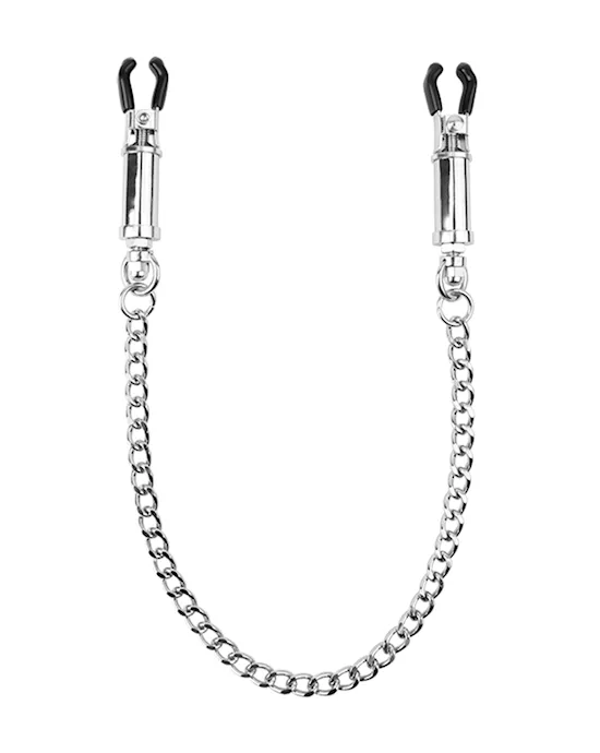 The Pinch Nipple Clamps With Chain