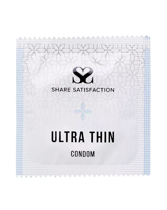 Share Satisfaction Ultra Thin Condom - Single
