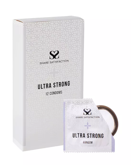Share Satisfaction Ultra Strong Condoms - 12 Pack