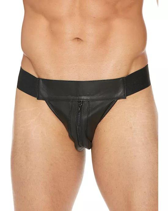 Plain Front Jock With Zip