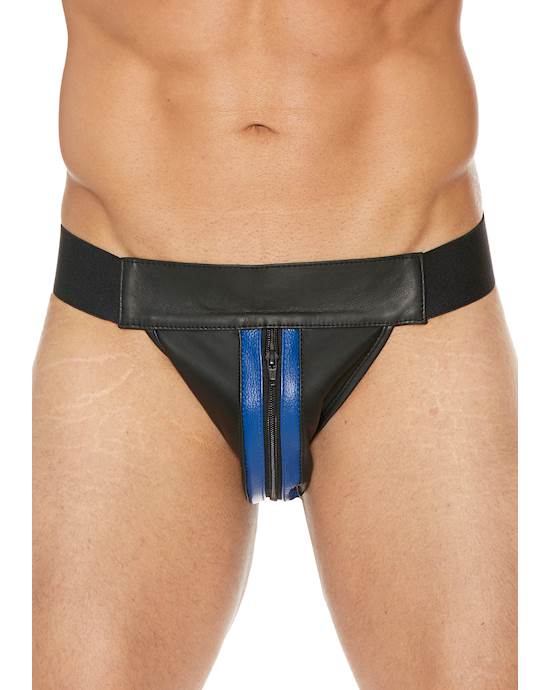 Plain Front Jock With Zip