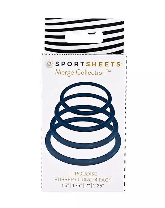 Turquoise O-ring 4pk