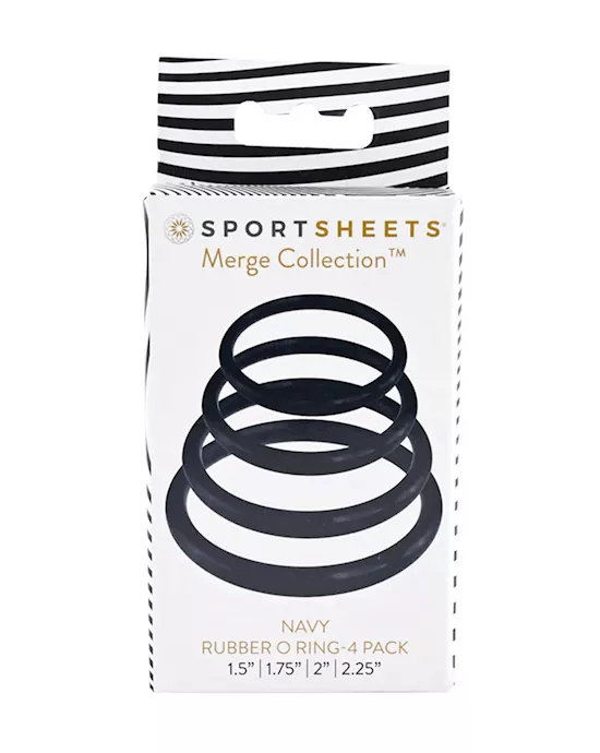 Navy O-ring 4pk