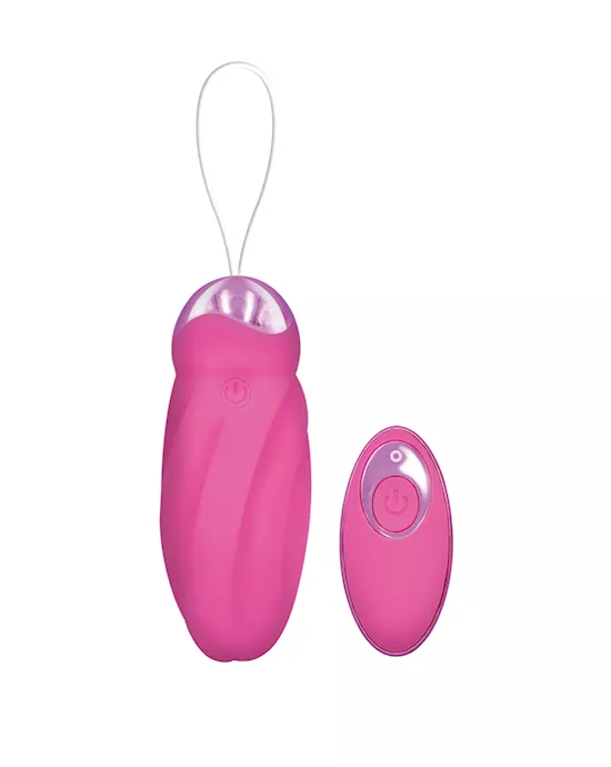 Amore Pastel Pleasure Rotating Egg Vibrator With Remote