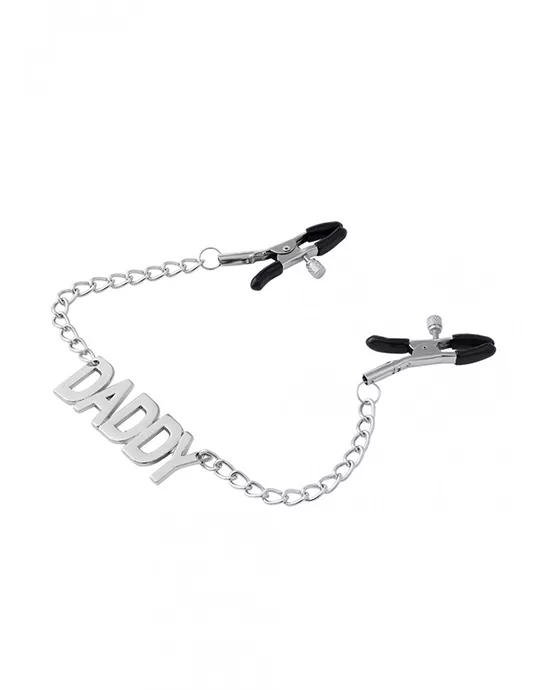 Daddy Chained Nipple Clamps