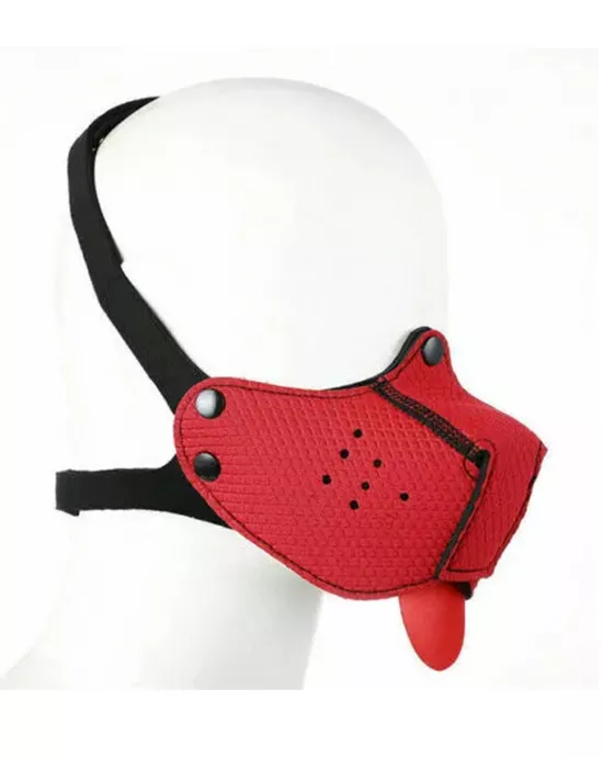 Puppy Play Mask With Tongue