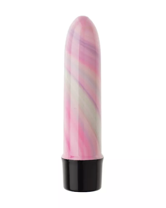Joya Pattern Bullet Vibrator - Pink Marble