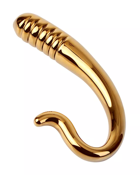 Lucent Golden Glass Massager