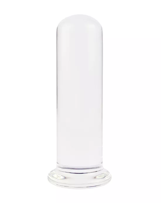 Lucent Xxl Cylinder Glass Dildo