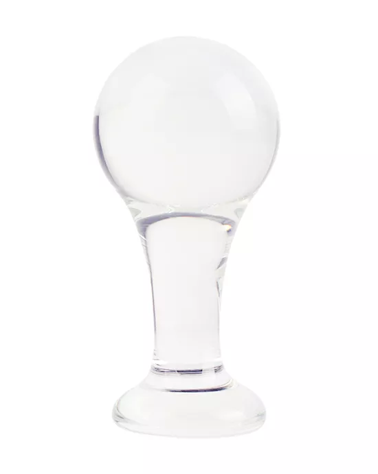 Lucent Sphere Glass Butt Plug