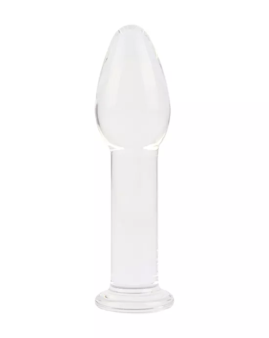 Lucent Head Glass Butt Plug