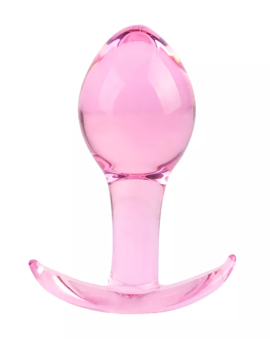 Lucent Large Glass Butt Plug