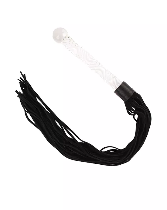 Lucent Glass Handle Flogger