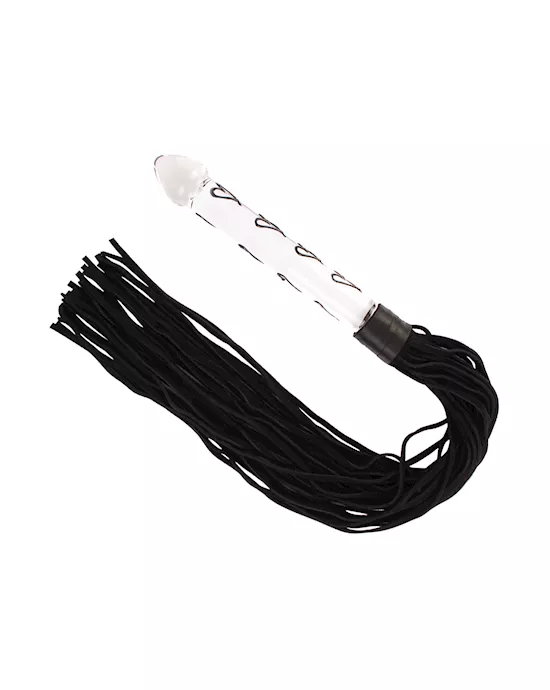 Lucent Glass Handle Flogger