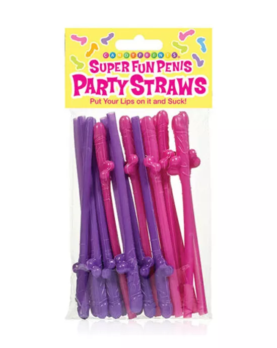 Super Fun Penis Party Straws