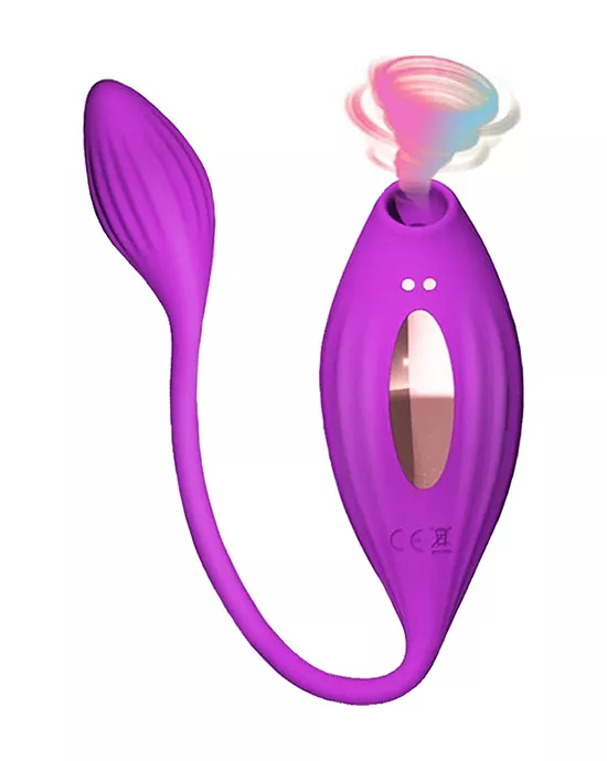 Tornado Sucking Vibrator With Egg Vibrator