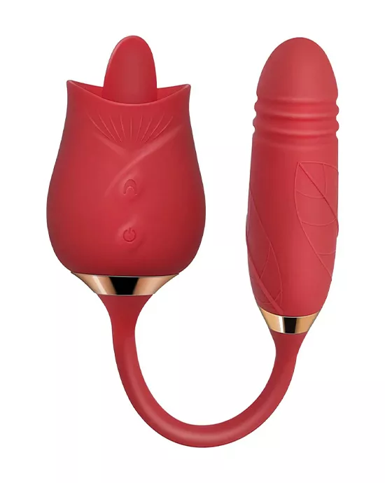 Amore Licking Rose And Thrusting Vibrator