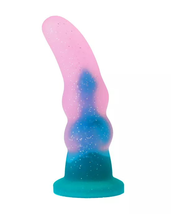 Nood Colours Glitter Rippled Dildo