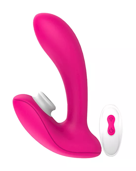 Amore Seductive Remote Controlled Suction Vibrator