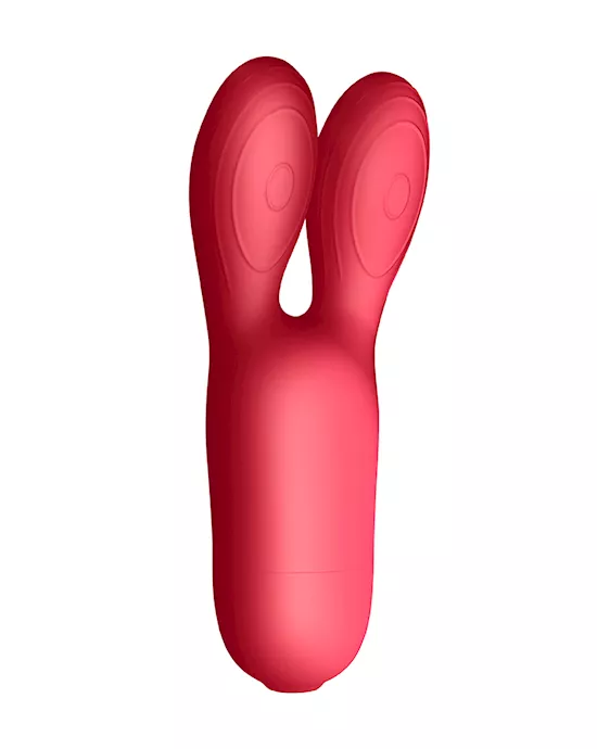 Rocks Off Sugarboo Coral Kiss Twin Clitoral Vibrator