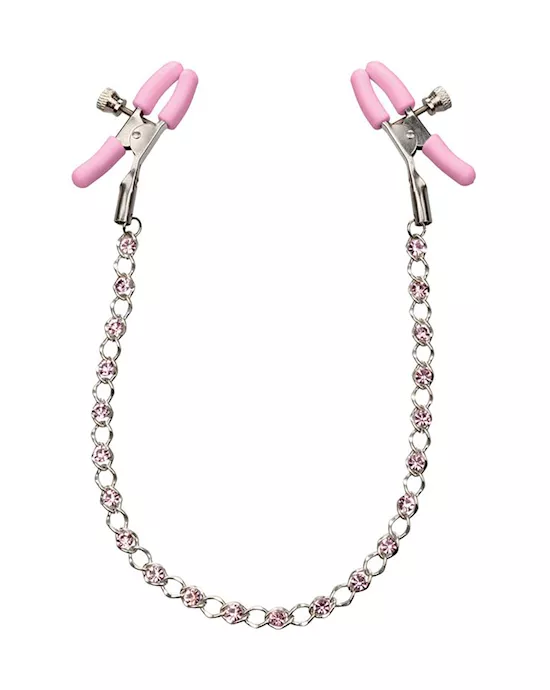Nipple Play Crystal Chain Nipple Clamps