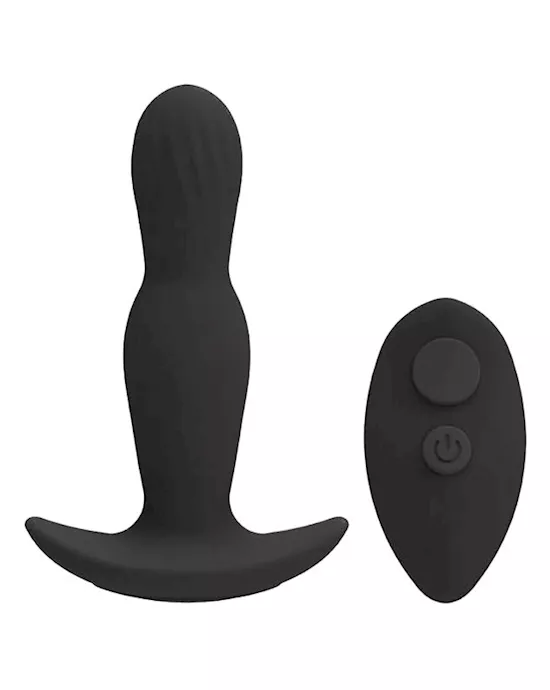 A-play Expander Rechargeable Silicone Anal Plug With Remote Black