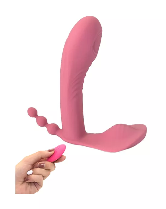 Beaded Remote Controlled Wearable Tapping Vibrator