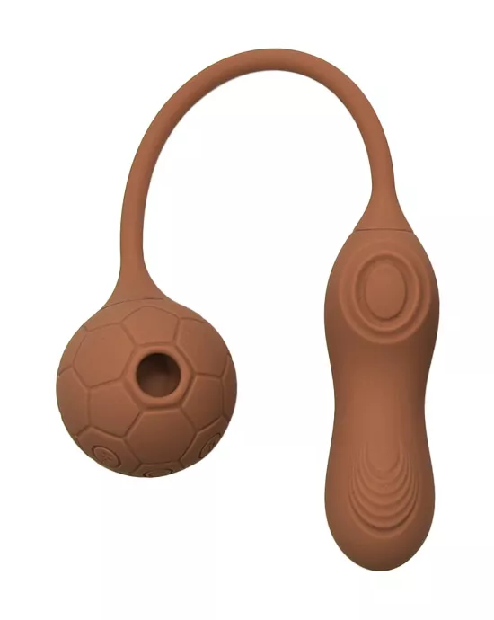 Football Fan Suction Vibrator With Love Egg