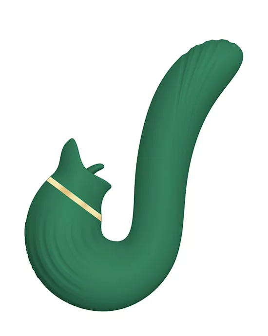 Amore Bow Licking Vibrator With Heating