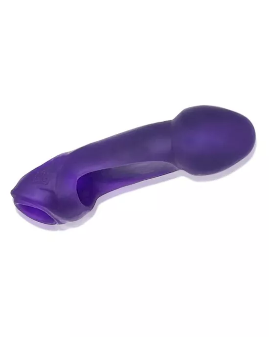 Hunkyjunk Double Thruster Double Penetrator Sling Plum Ice