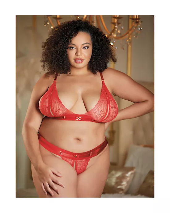 Allure Starr Bralette And Panty Set