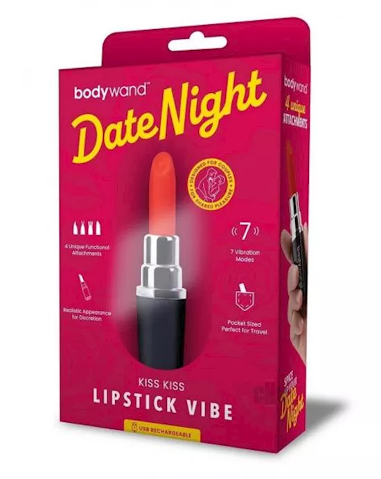 Bodywand Date Night Kiss Kiss Lipstick Vibe