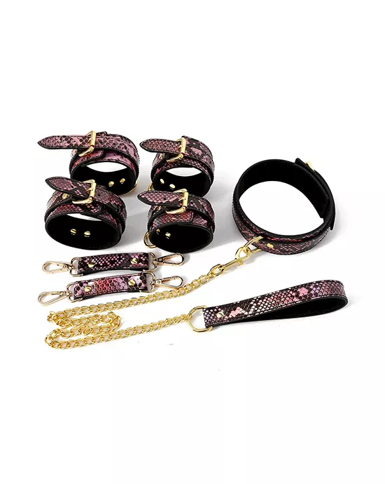Share Satisfaction Snake-print Set