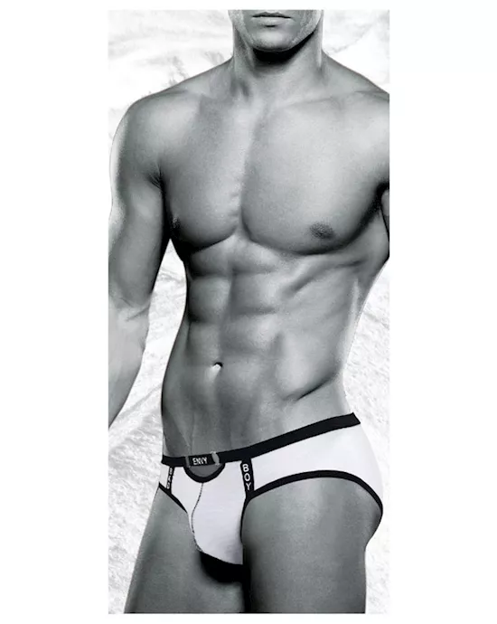 Envy Bad Boy Brief - White - M/l Bx