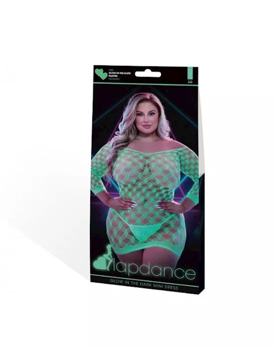 Lapdance Glow In The Dark Mini Dress Q/s
