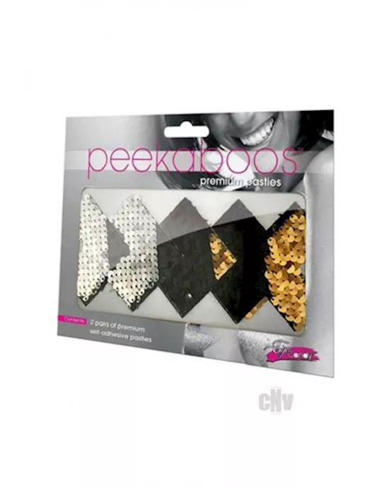 Peekaboo Reversible Sequin X Blk/gld