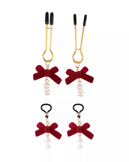 Succubus Pearl Nipple Clamps Kit