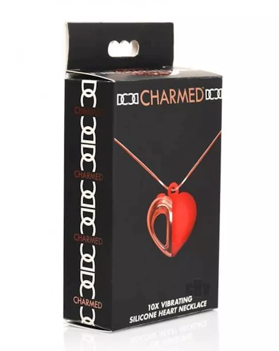 Charmed 10x Vibe Silicone Heart Necklace