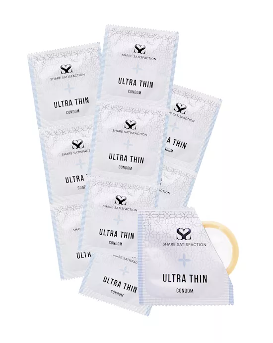 Share Satisfaction Ultra Thin Condoms - 500 Bulk Pack