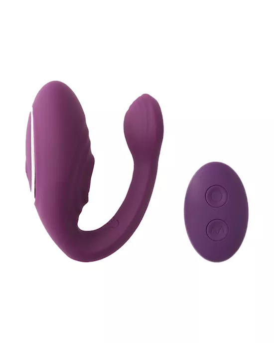 Amore Flicker Remote Controlled Dual Stimulation Vibe