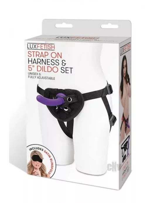 Lux F Strap On Harness/dildo Set 5