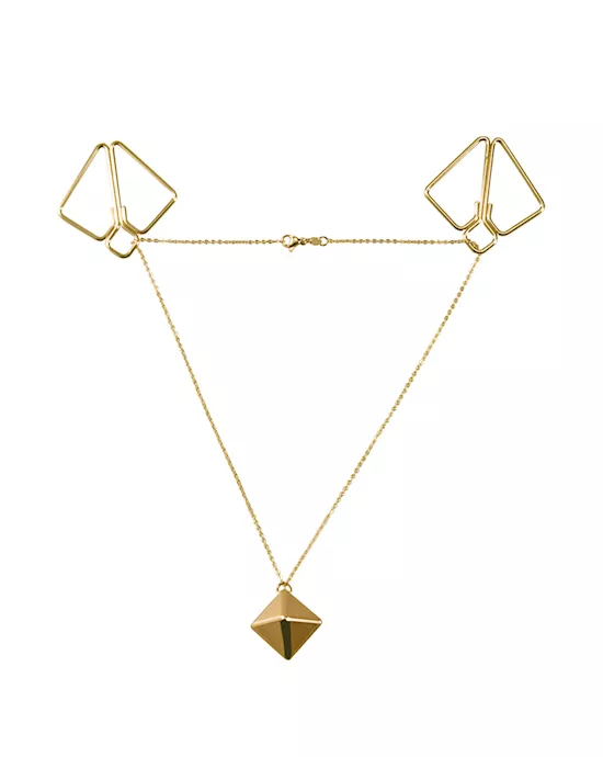 Lockink Nipple Clamps With Heavy Pendant