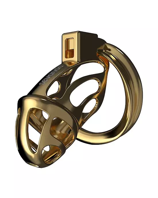 SEVANDA Golden Metal Urethral Chastity Cock Cage